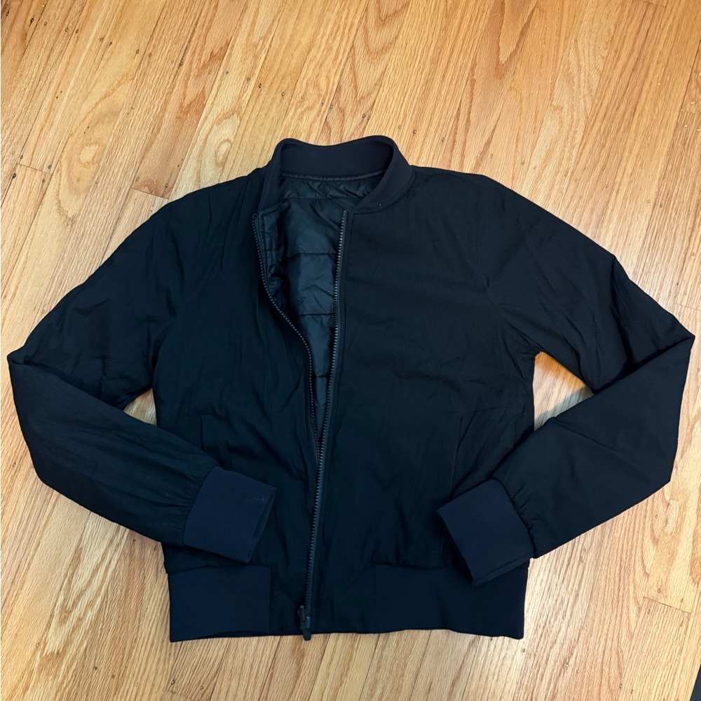 lululemon athletica Black Bomber Jacket